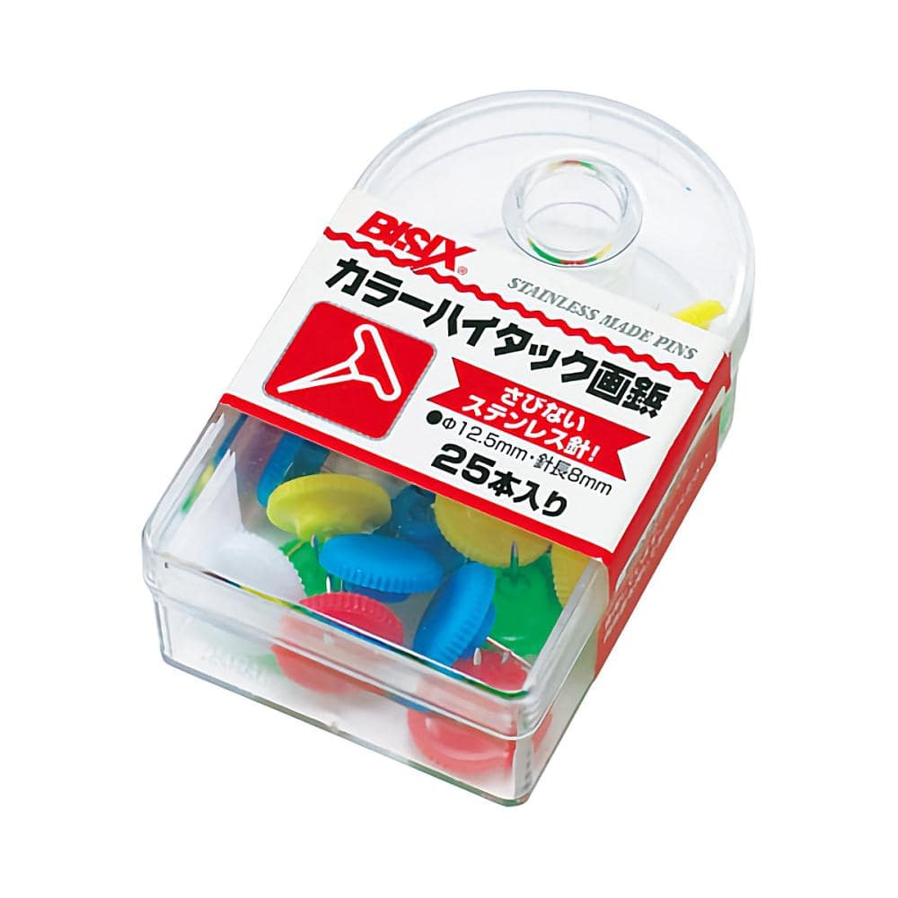 ミツヤ　　カラーハイタック画鋲　５色込　２５本