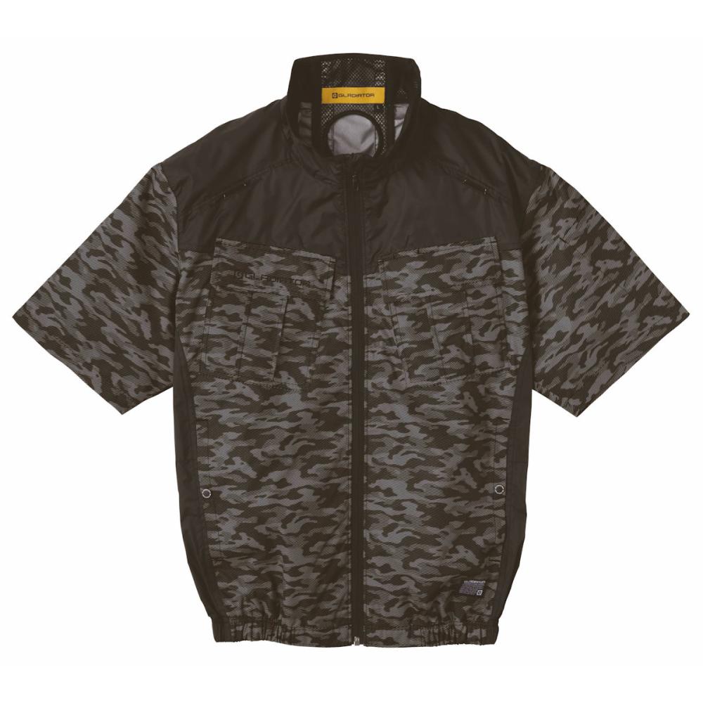 コーコス信岡　ボルトクール　遮熱半袖ブルゾン　ディアゴブラック　Ｌ　Ｇ－４０４０