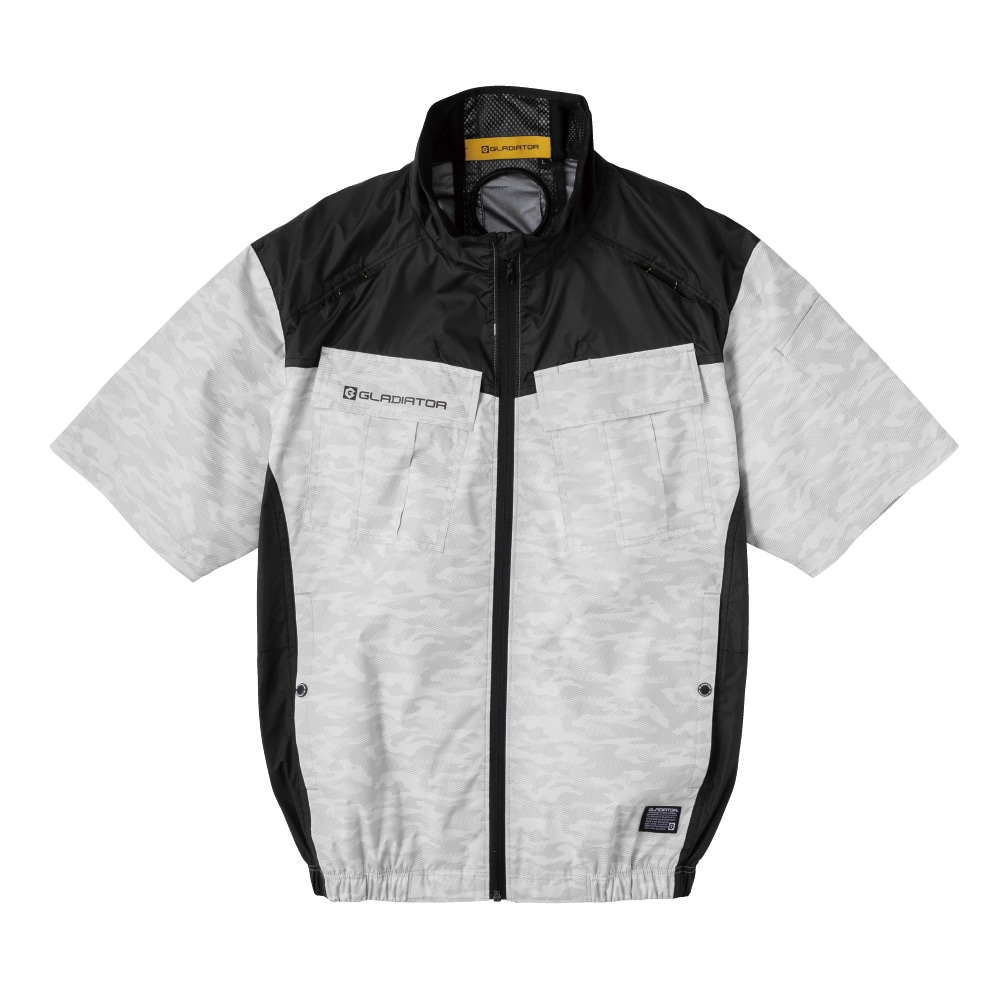 コーコス信岡　ボルトクール　遮熱半袖ブルゾン　ディアゴホワイト　Ｌ　Ｇ－４０４０