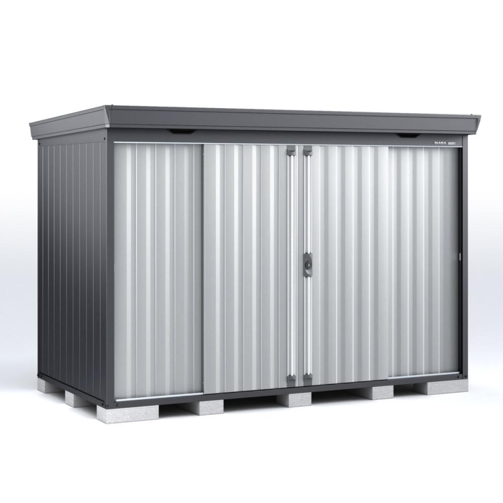 イナバ　フォルタ　豪雪型　約幅３．１×奥行１．６m　高さ２０８５ｍｍ　プラチナシルバー　ＦＳ－３０１５ＳＦ　