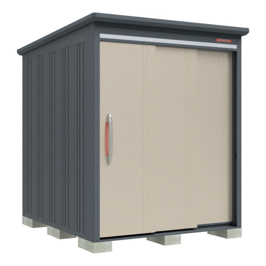 タクボ物置　ＢＥＬＯＳ　間口１７３×奥行２２０ｃｍ　側面棚タイプ　豪雪型・標準屋根　ルミナスシルバー　Ｂ－Ｇ１７２２ＹＬＳ