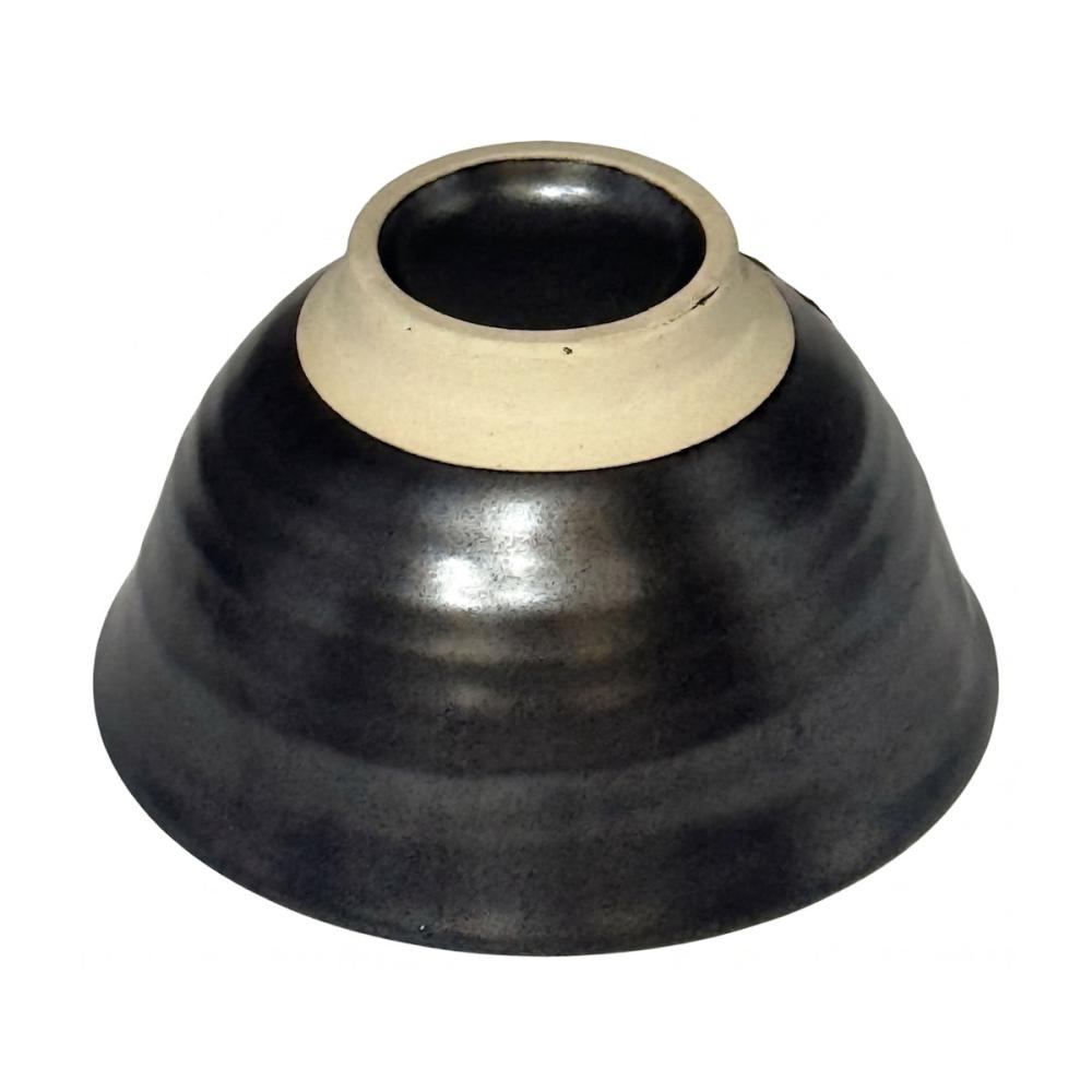 軽量茶碗　黒マット