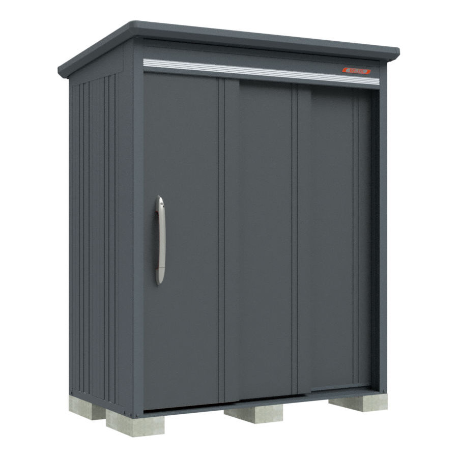 タクボ物置　ＢＥＬＯＳ　間口１７３×奥行１００ｃｍ　背面棚タイプ　豪雪型・結露減少屋根　ルミナスシルバー　Ｂ－Ｋ１７１０ＬＳ