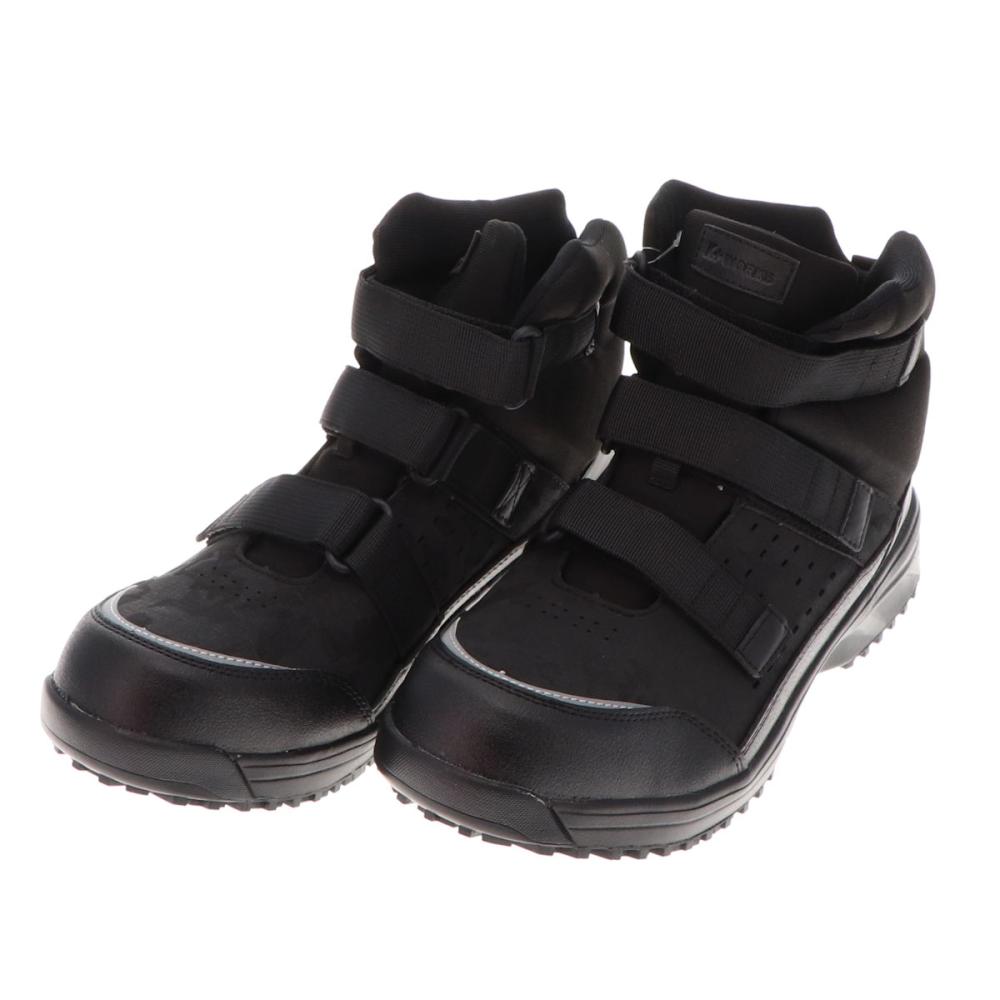 Ｋ＋ＷＯＲＫＳ　ミドルマジックセーフティシューズ　ブラック　２５．０ｃｍ