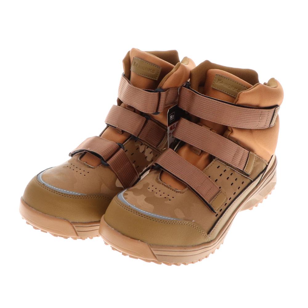 Ｋ＋ＷＯＲＫＳ　ミドルマジックセーフティシューズ　キャメル　２８．０ｃｍ