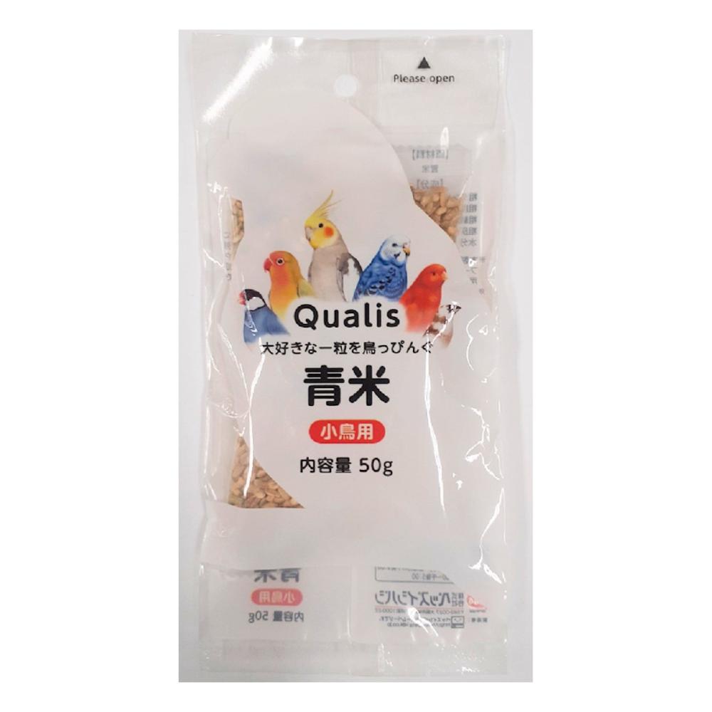 クオリス　鳥っぴんぐ　小鳥用　青米　５０ｇ