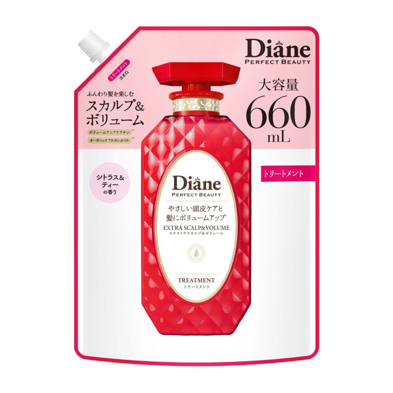 ネイチャーラボ　ダイアン　パーフェクトビューティ　スカルプ＆ボリュームトリートメント　詰替用　６６０ｍＬ