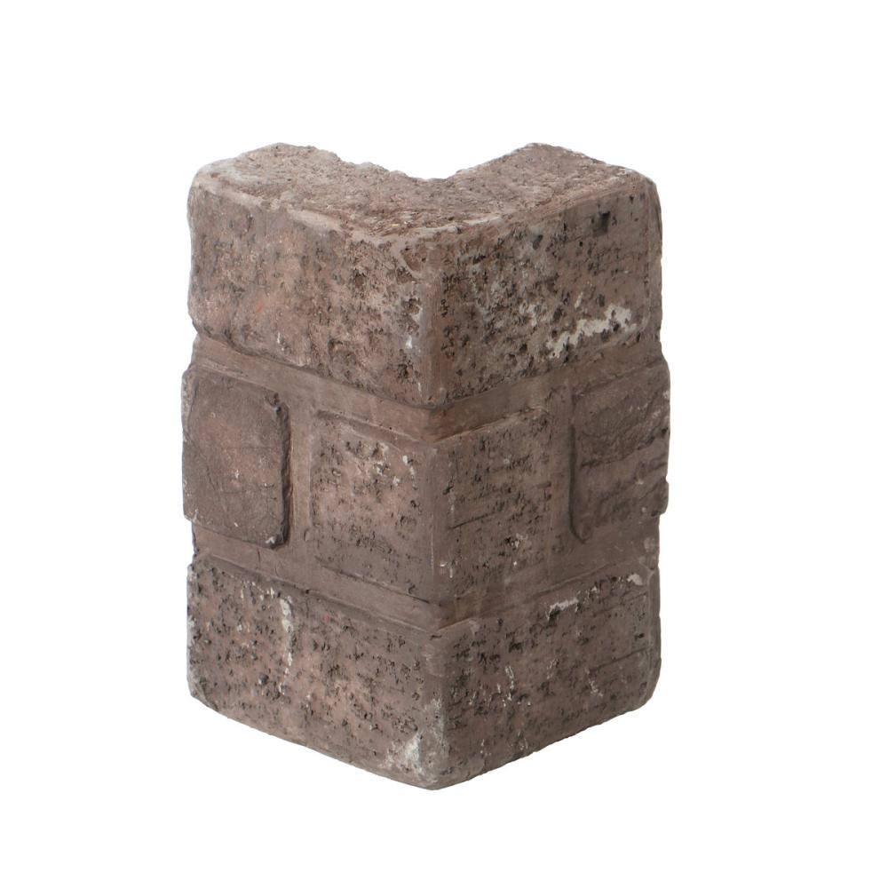 コメリ　レンガ調花壇ブロック　ブラウン　コーナー