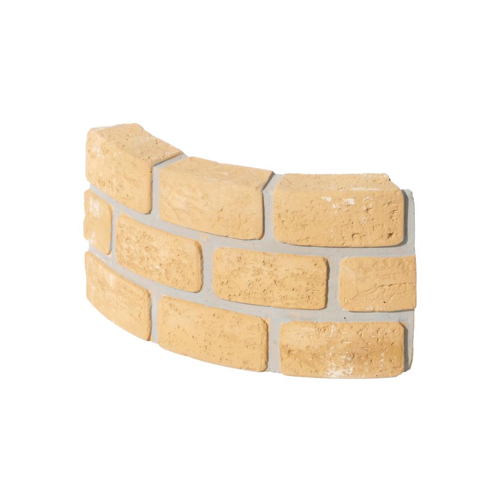 コメリ　レンガ調花壇ブロック　イエロー　アール