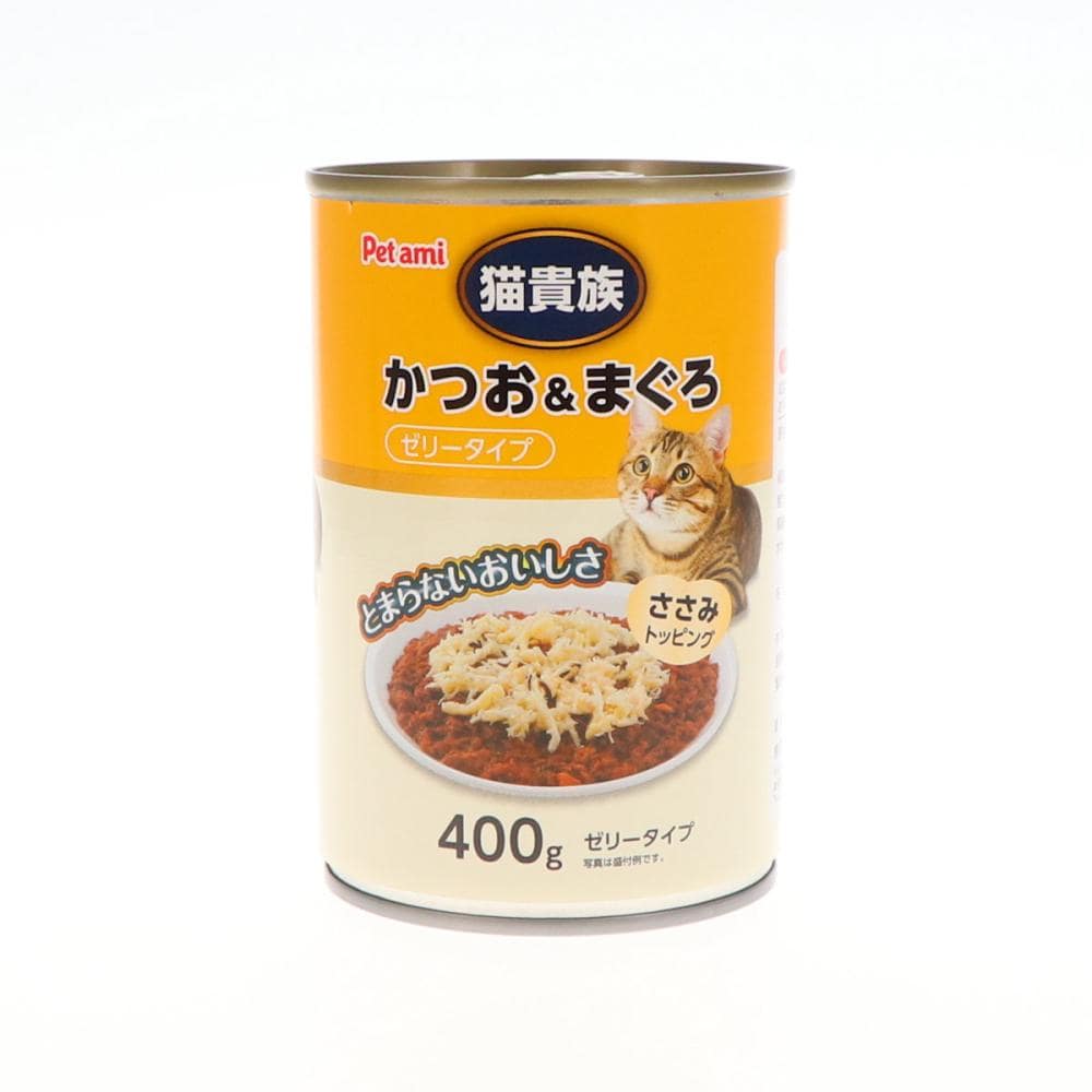 Petami 猫貴族 かつお&まぐろ ささみ入り 400g
