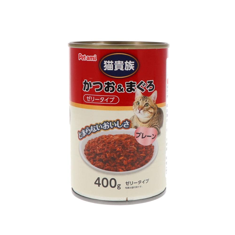 Petami 猫貴族 かつお&まぐろ プレーン 400g 近畿・中四国・九州用