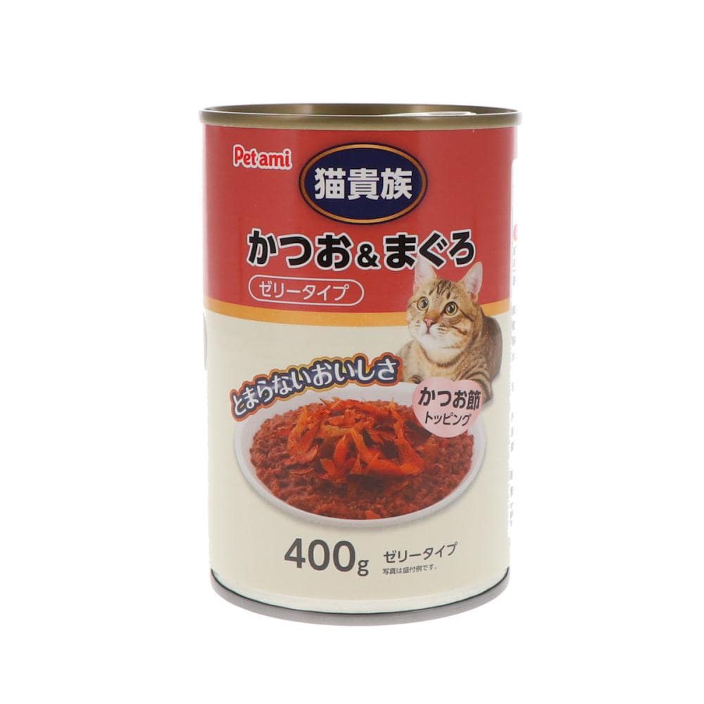 Petami 猫貴族 かつお&まぐろ かつお節入り 400g 近畿・中四国・九州用