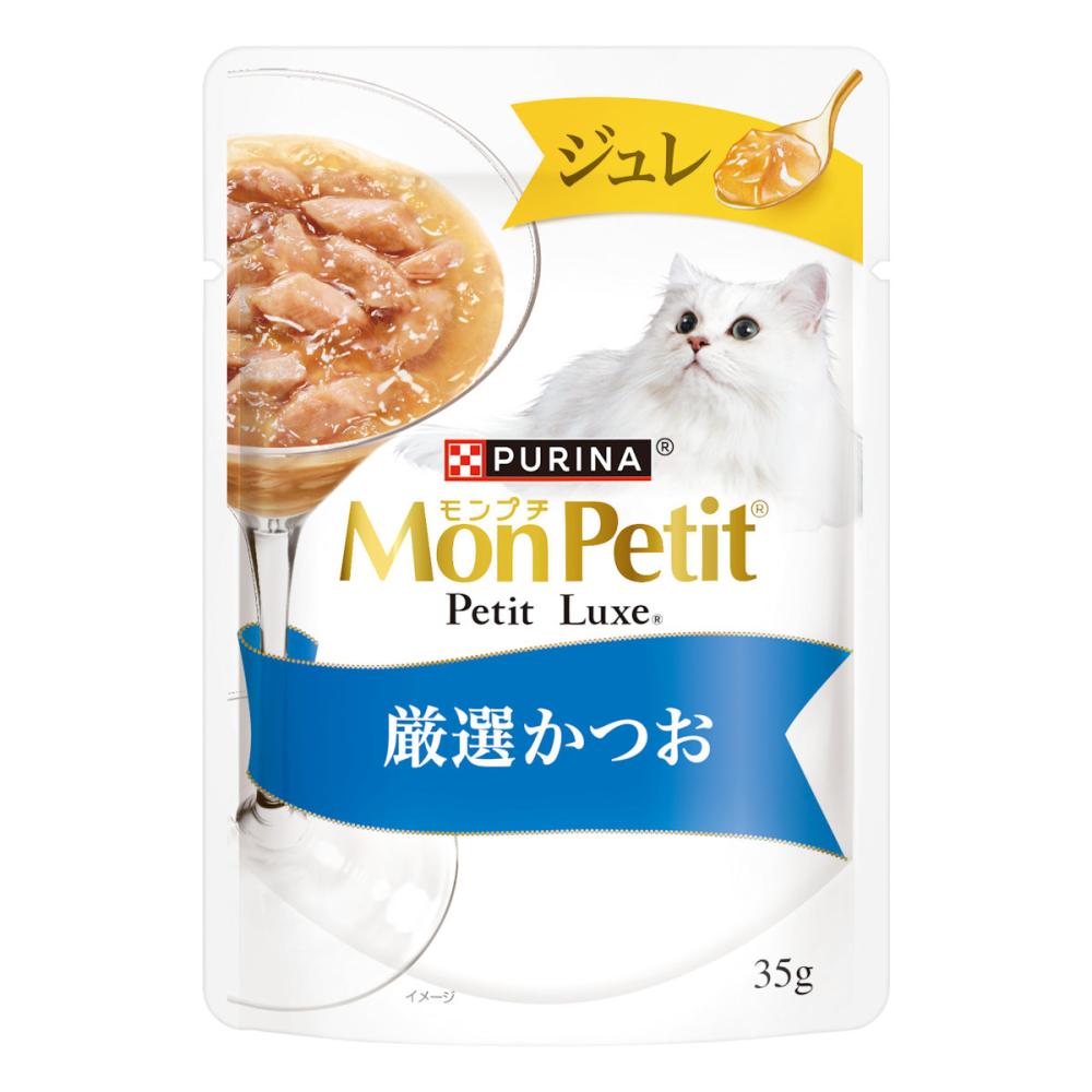 モンプチリュクス　パウチ　ジュレ　厳選かつお　３５ｇ