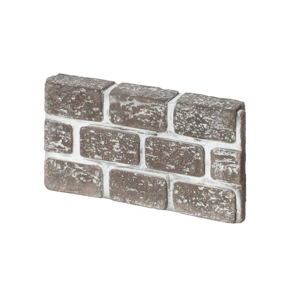 コメリ　レンガ調花壇ブロック　グレー　ストレート