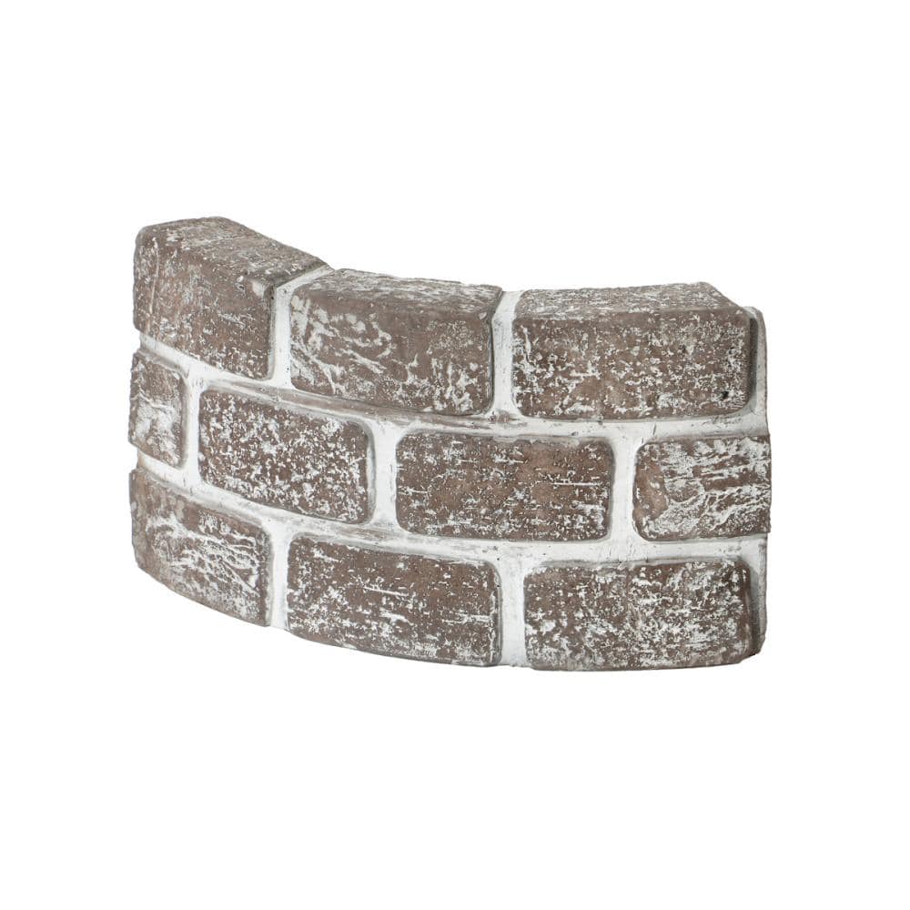 コメリ　レンガ調花壇ブロック　グレー　アール