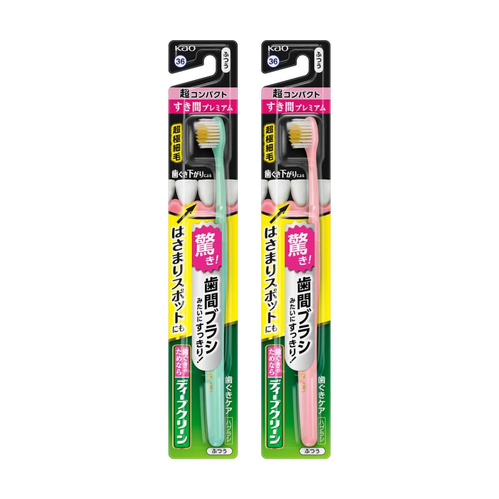 花王　ディープクリーン　ハブラシ　すき間プレミアム　超コンパクト　ふつう　１本