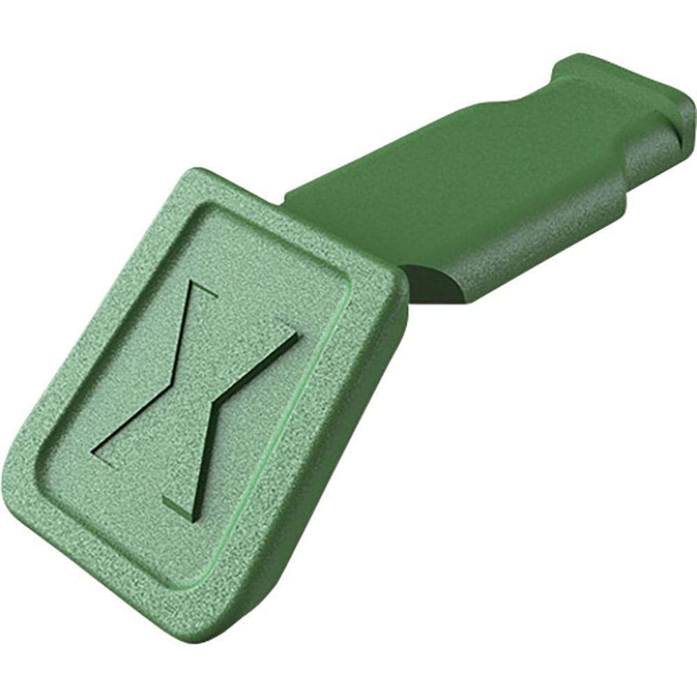 ＫＮＩＰＥＸ　カラーコードクリップ　グリーン（１０ピース入り）　００６１－１０ＣＧ＿