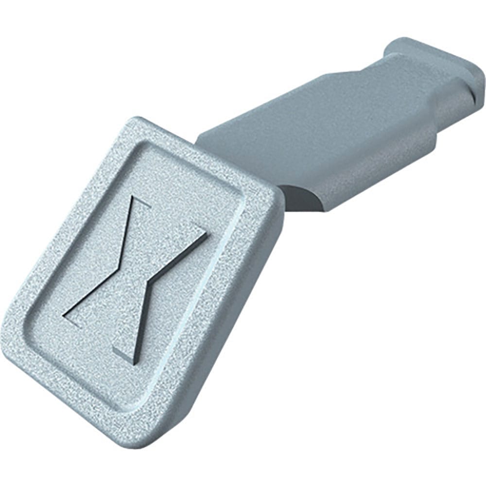 ＫＮＩＰＥＸ　カラーコードクリップ　グレー（１０ピース入り）　００６１－１０ＣＳ＿