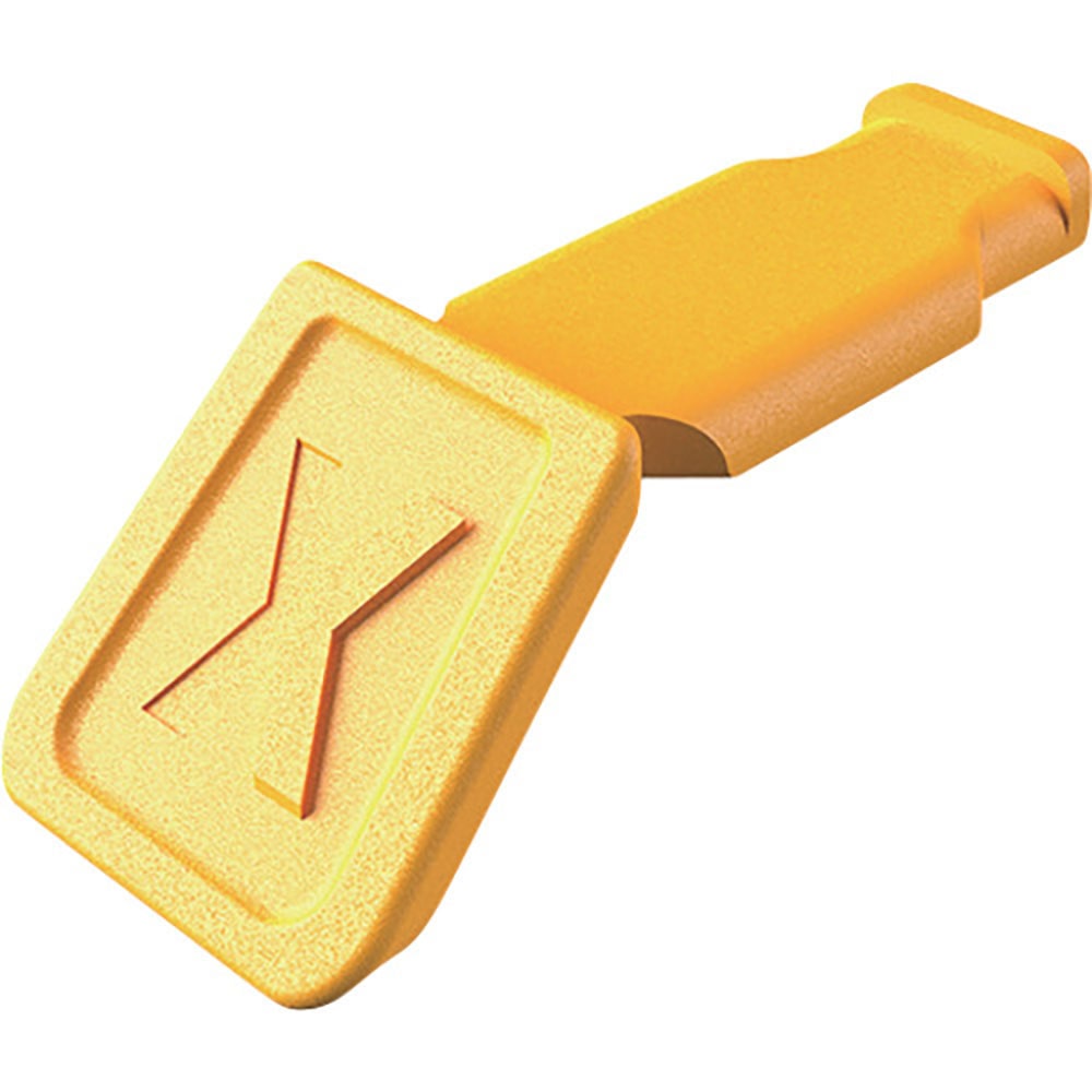 ＫＮＩＰＥＸ　カラーコードクリップ　イエロー（１０ピース入り）　００６１－１０ＣＹ＿