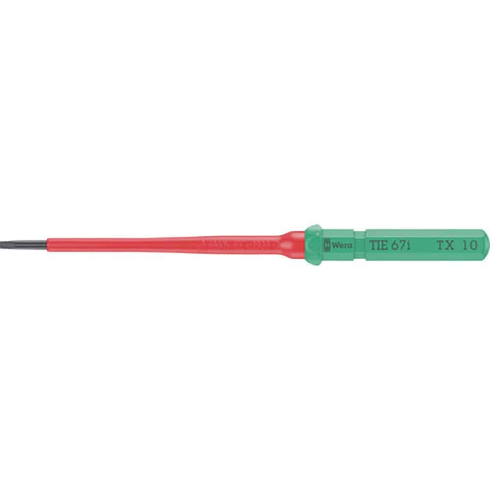 Wera クラフトフォームVDE電気工事用交換用絶縁ブレード トルクス10X157 6534_