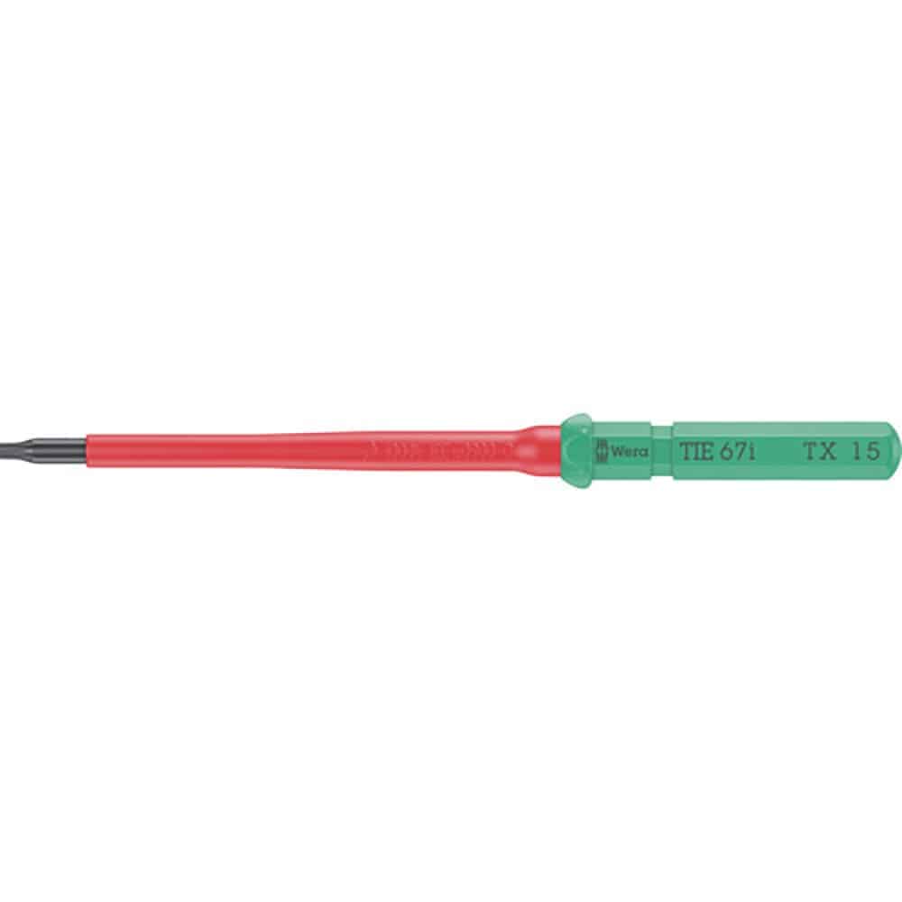 Wera クラフトフォームVDE電気工事用交換用絶縁ブレード トルクス15X158 6535_