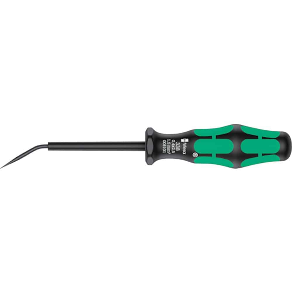 Ｗｅｒａ　３３８　端子ブロック用引き抜き工具（スプリング接続用）先端０．４×２．５　８１０１＿