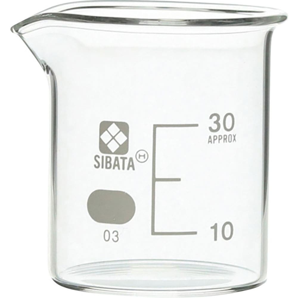 ＳＩＢＡＴＡ　ビーカー　目安目盛付　３０ｍＬ　　０１００２０－３０Ａ＿