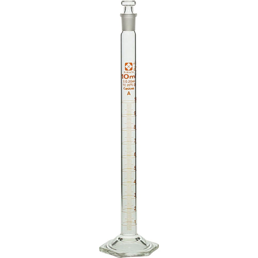 ＳＩＢＡＴＡ　有栓メスシリンダー　カスタムＡ　１０ｍＬ　０２６５８０－１０＿