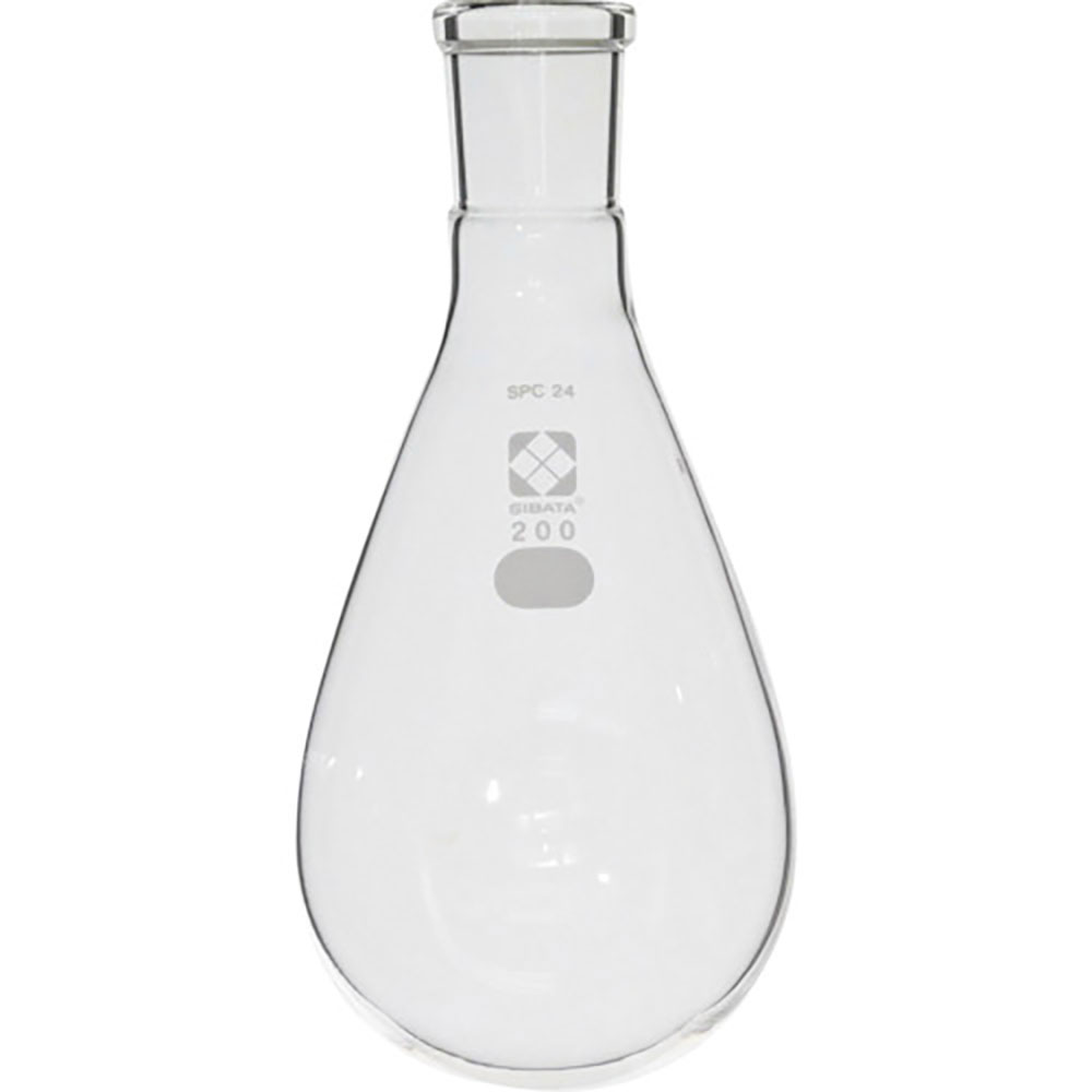 ＳＩＢＡＴＡ　ＳＰＣなす形フラスコ　ＳＰＣ－２４　２００ｍＬ　０３０１２０－２４２００＿