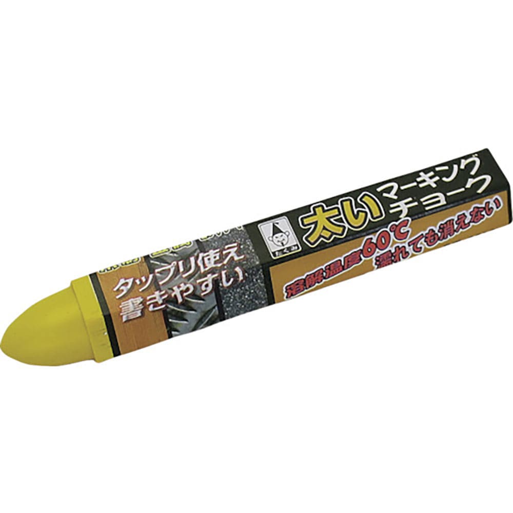 たくみ　太いマーキングチョーク　黄　５１３＿