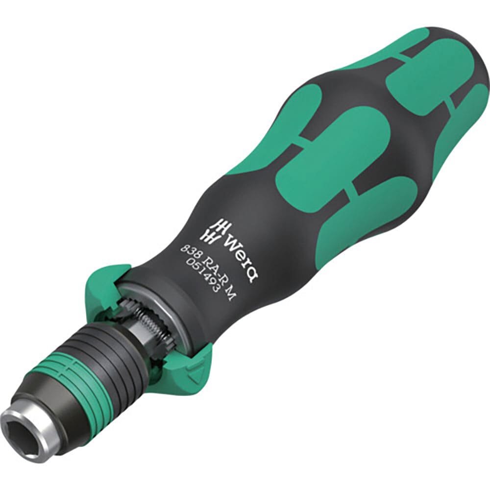 Wera 838 RA-R M ラチェット機能付き差替式ビットホルダー 6.35ミリ 51493_