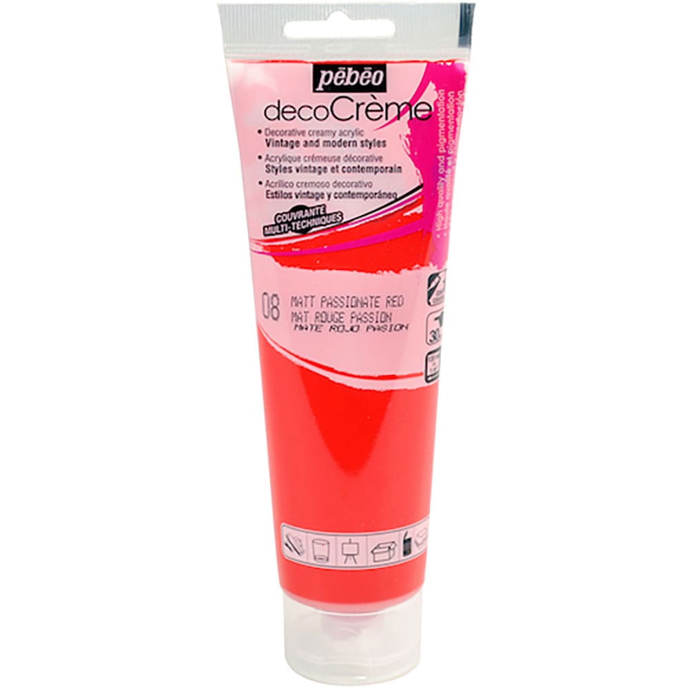 Ｐｅｂｅｏ　デコクリーム　１２０ｍｌマット　パッションレッド　８９００８＿