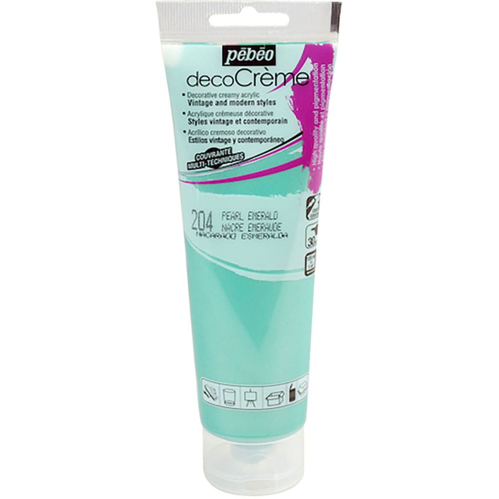Ｐｅｂｅｏ　デコクリーム　１２０ｍｌ　パール色　エメラルド　８９２０４＿