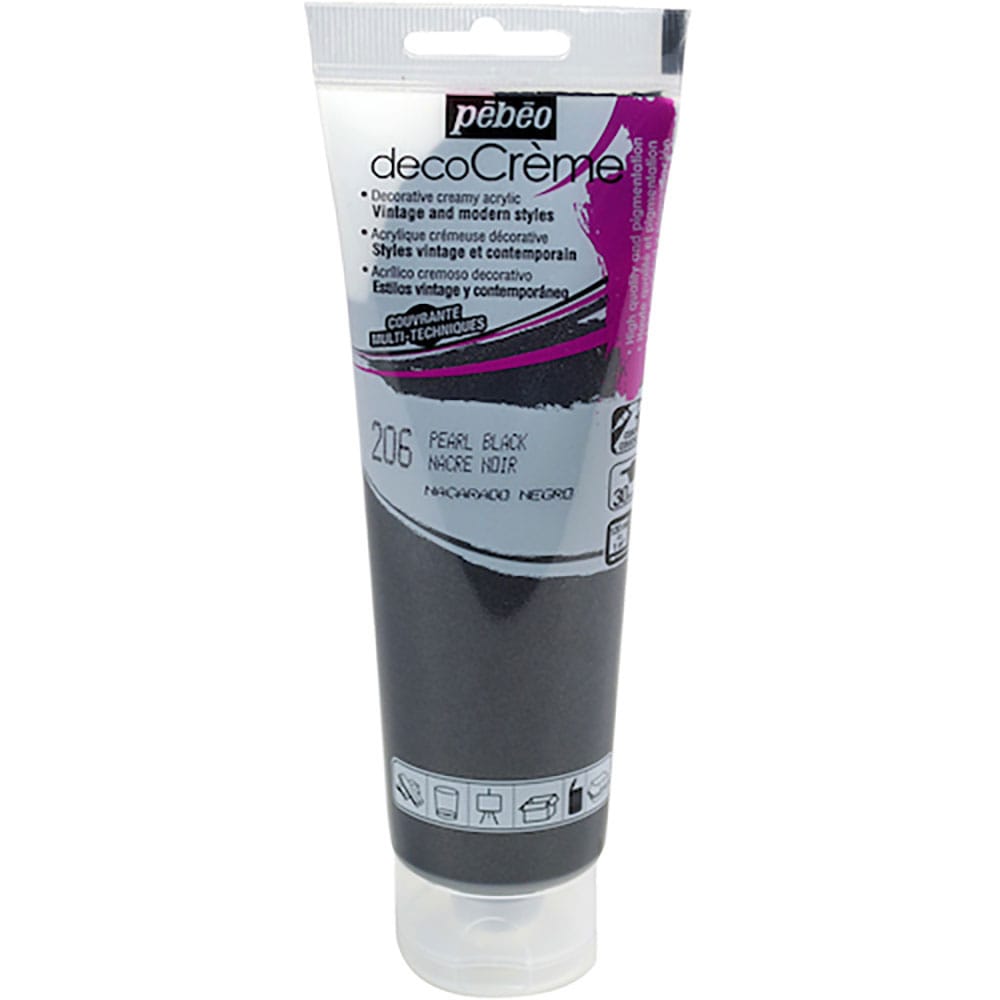 Ｐｅｂｅｏ　デコクリーム　１２０ｍｌ　パール色　ブラック　８９２０６＿