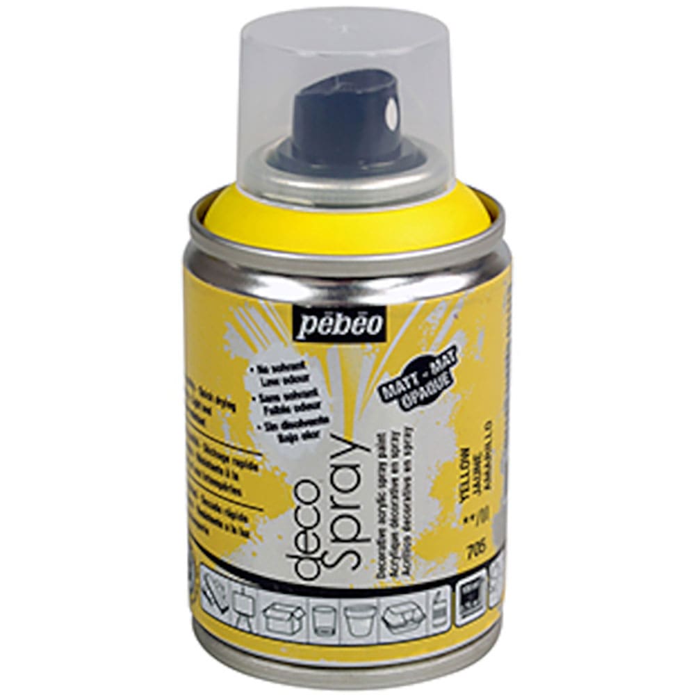 Ｐｅｂｅｏ　デコスプレー　１００ｍｌ　マット色　イエロー　９３７０５＿