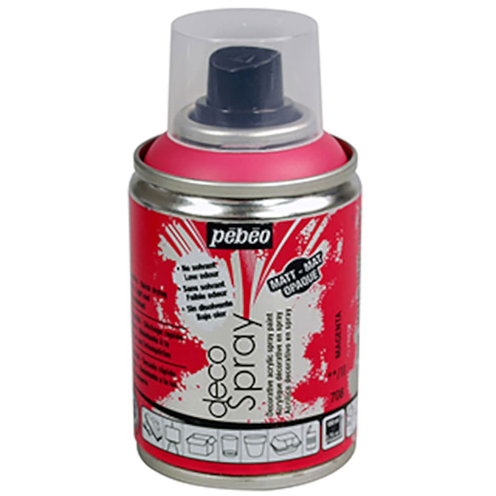 Ｐｅｂｅｏ　デコスプレー　１００ｍｌ　マット色　マゼンタ　９３７０８＿