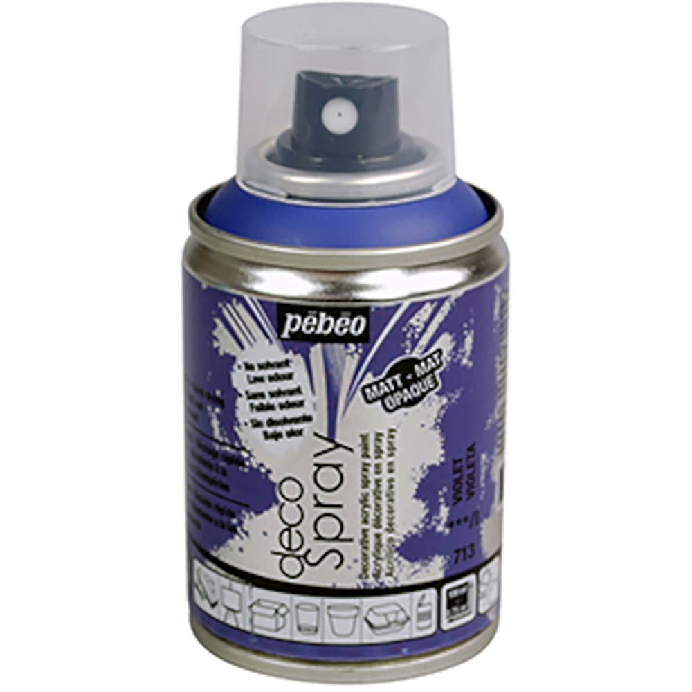 Pebeo デコスプレー 100ml マット色 バイオレット 93713_