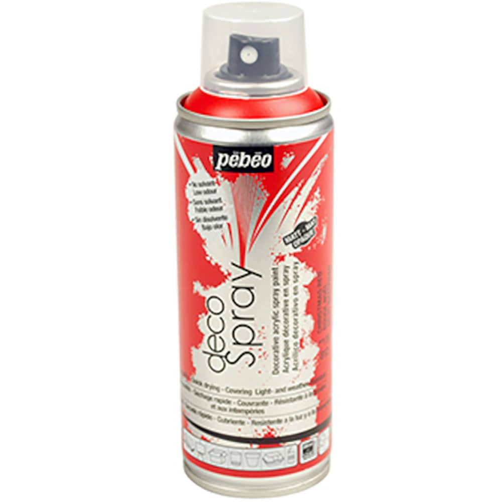 Ｐｅｂｅｏ　デコスプレー２００ｍｌ　マット色　クリスマスレッド　９３８１２＿