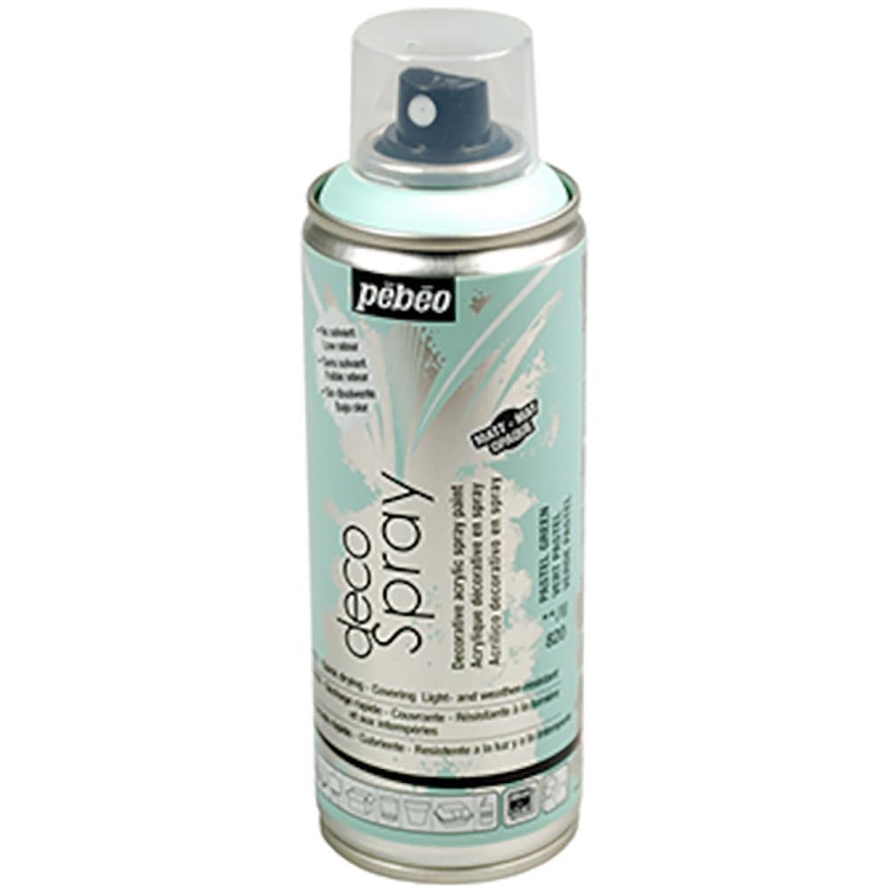 Pebeo デコスプレー200ml マット色 パステルグリーン 93820_