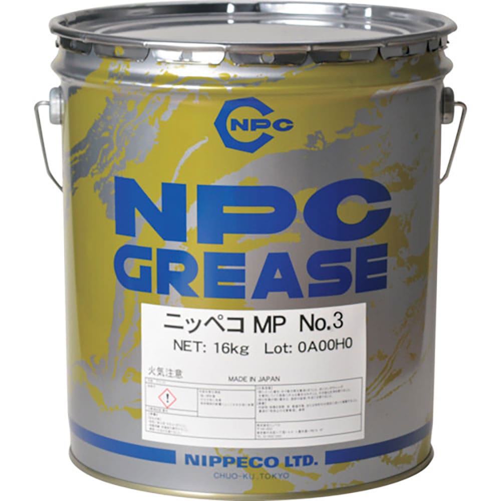 NIPPECO リチウム万能グリース ニッペコMP No.3 16KG 10003071_