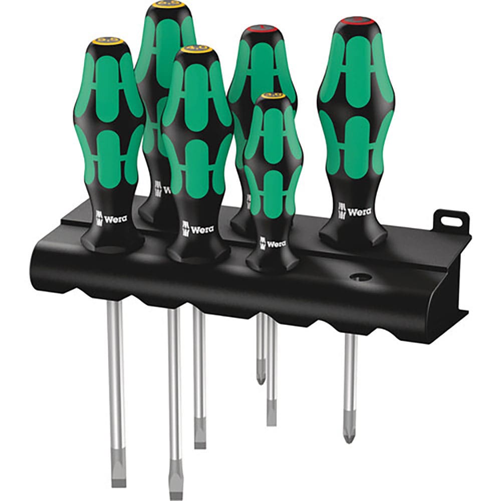 Ｗｅｒａ　３３４／６　クラフトマンドライバーセット（ラック付）　１０５６５０＿