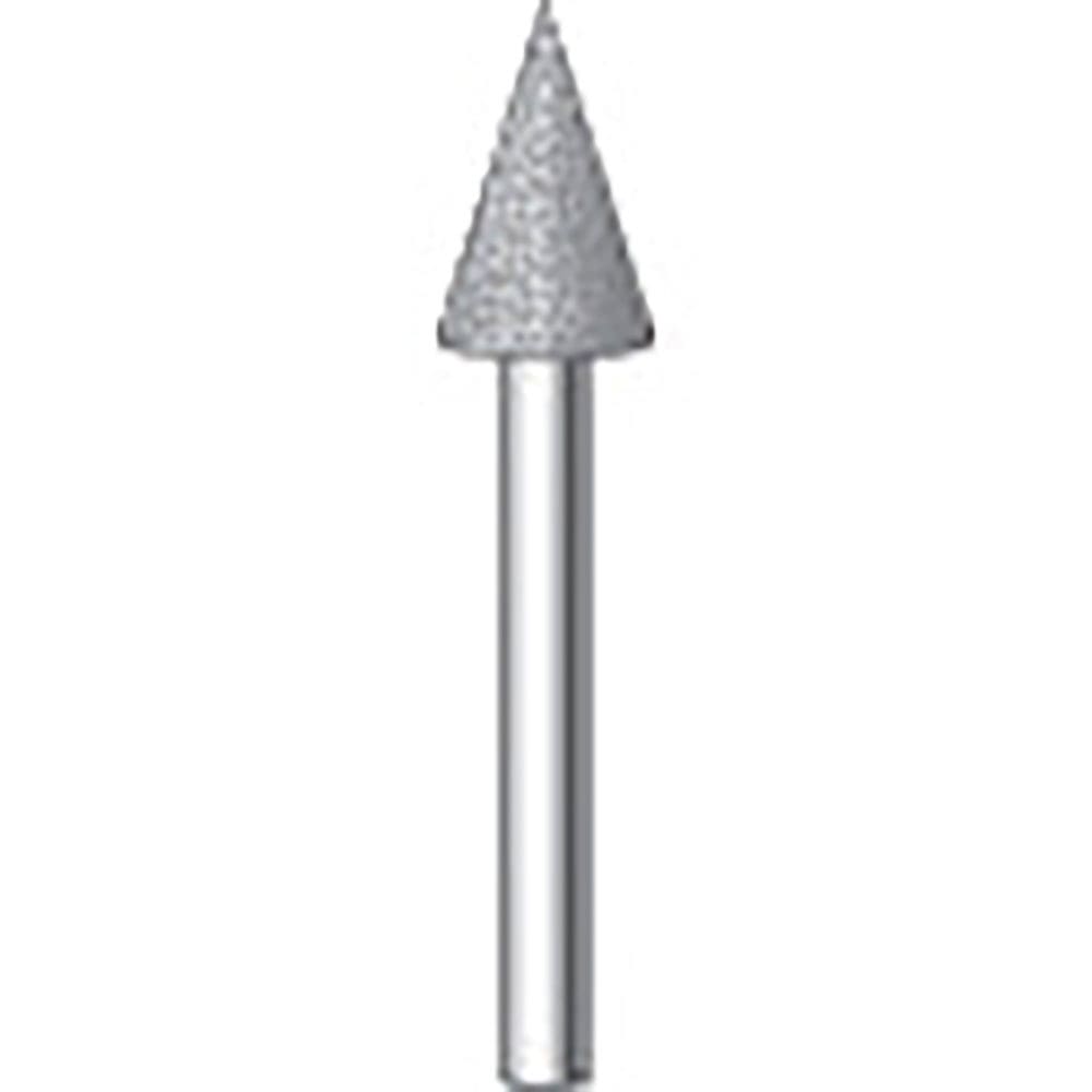 ナカニシ　電着ダイヤモンドバー　粒度＃１３０　円錐　刃径４ｍｍ　刃長６ｍｍ　１１１３３＿