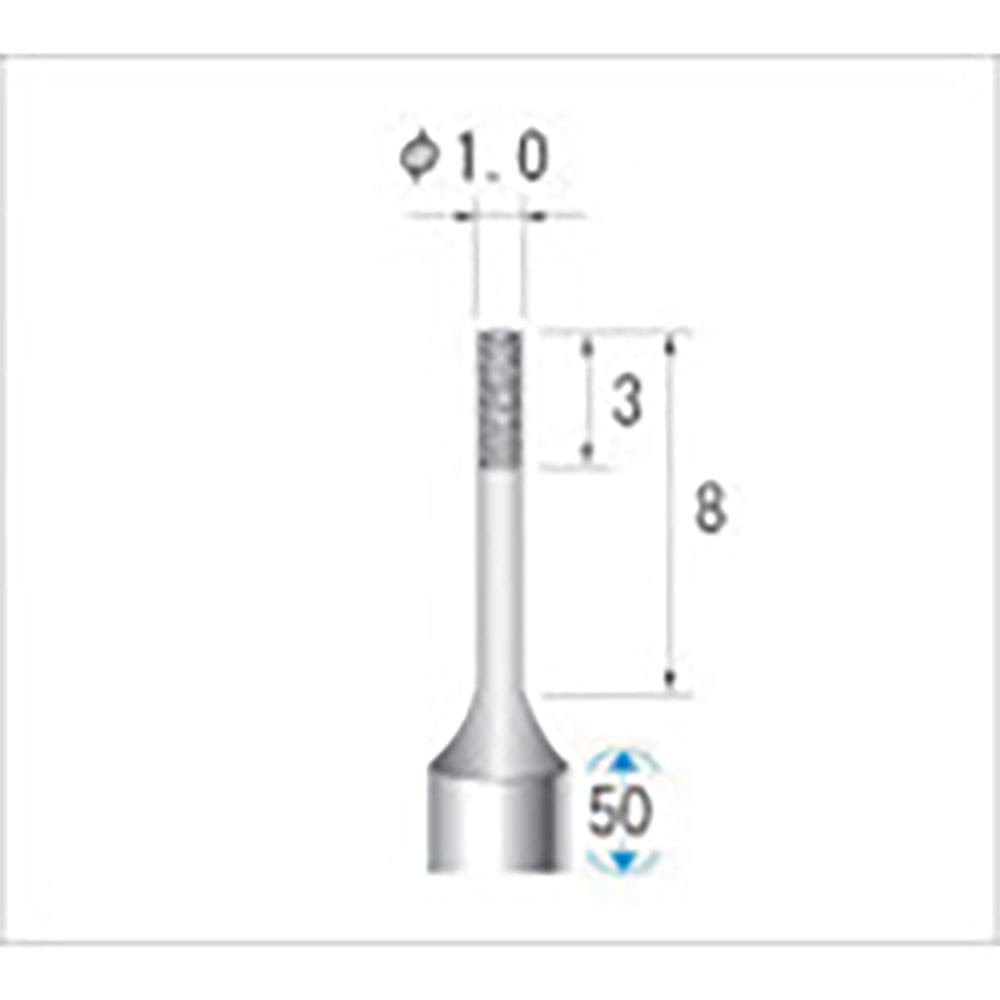 ナカニシ　ＳＰ電着小径ダイヤモンドバー　円筒型　φ１×３×軸φ３　＃３２５　１１８０８＿