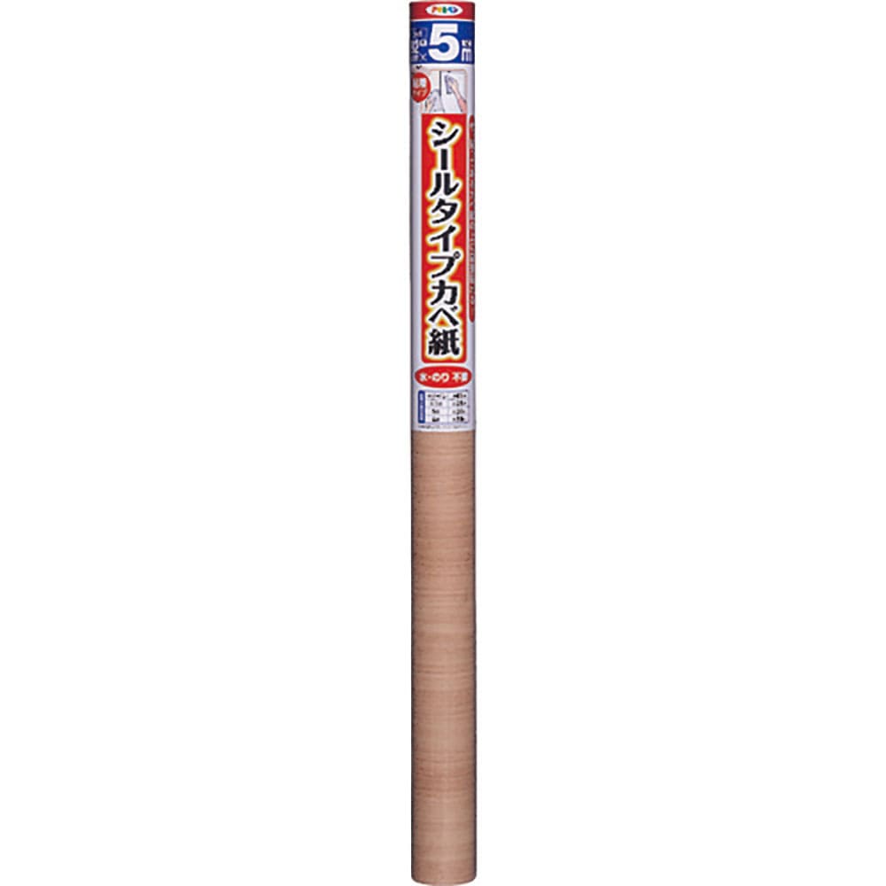 アサヒペン シールタイプカベ紙 92CMX5M SW-26 ライトオーク 118912_