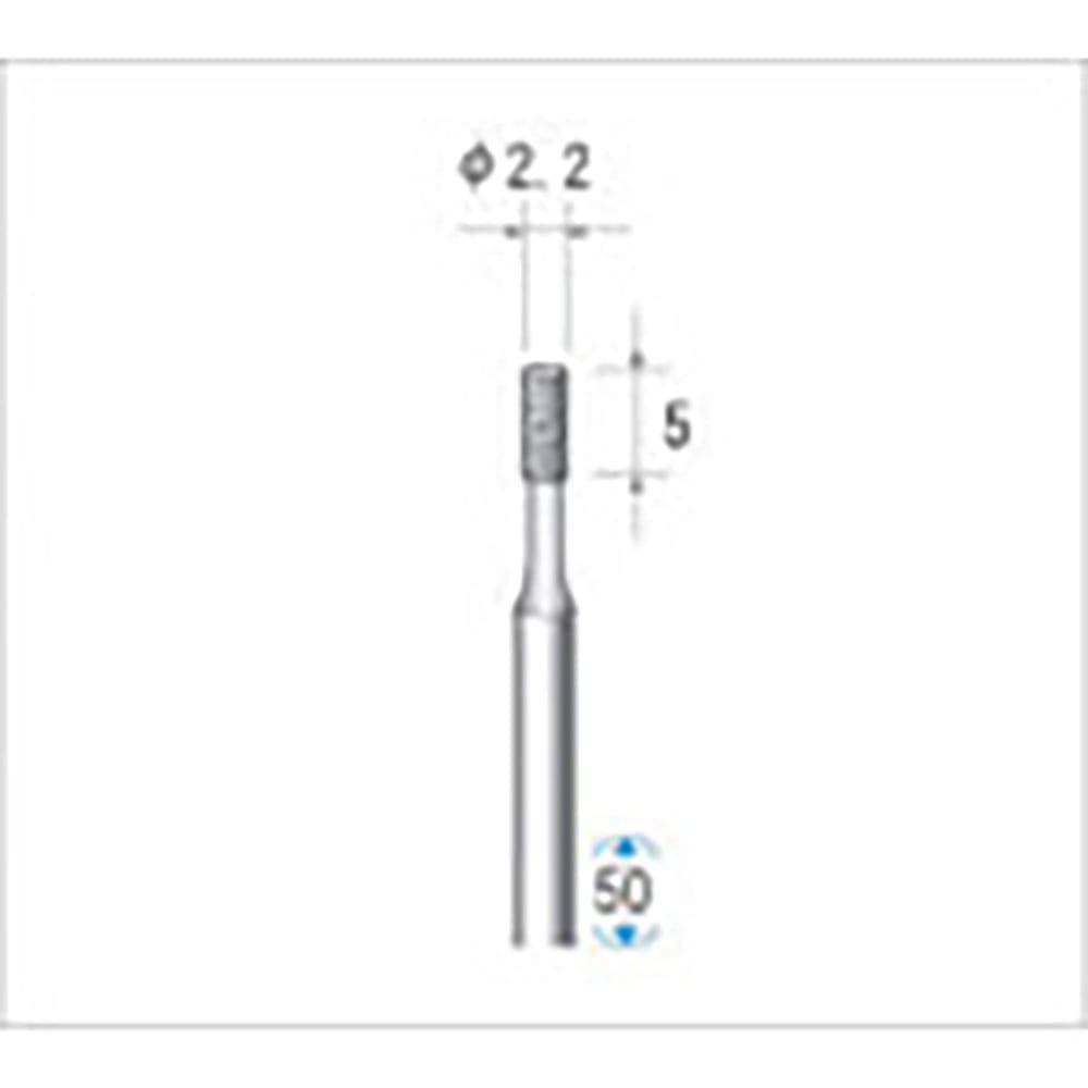 ナカニシ　電着ダイヤモンドバー　＃２２０　刃径２．２×刃長５×軸径３×５０Ｌ　１２０９６＿