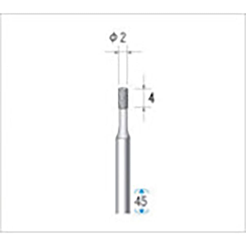 ナカニシ　電着ＣＢＮバー　円筒型　φ２×６×軸φ３　＃２２０　１２１７５＿
