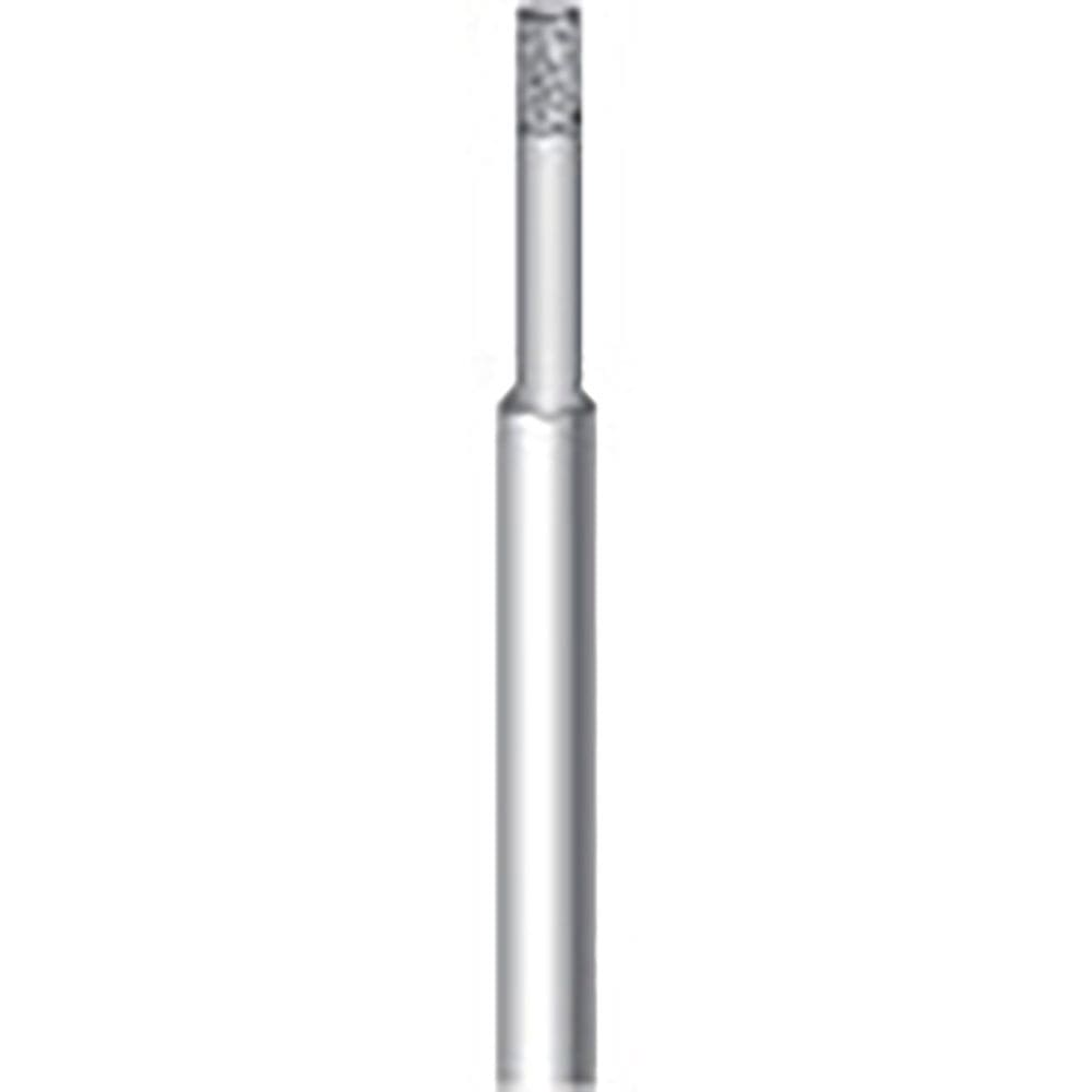 ナカニシ 超硬軸電着ダイヤモンドバー 円筒型 φ2×4×軸φ3 #100 12243_