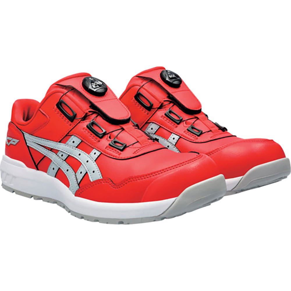 ASICS ウィンジョブ CP306 BOA クラシックレッド/ピエドモントグレー 24.0cm _