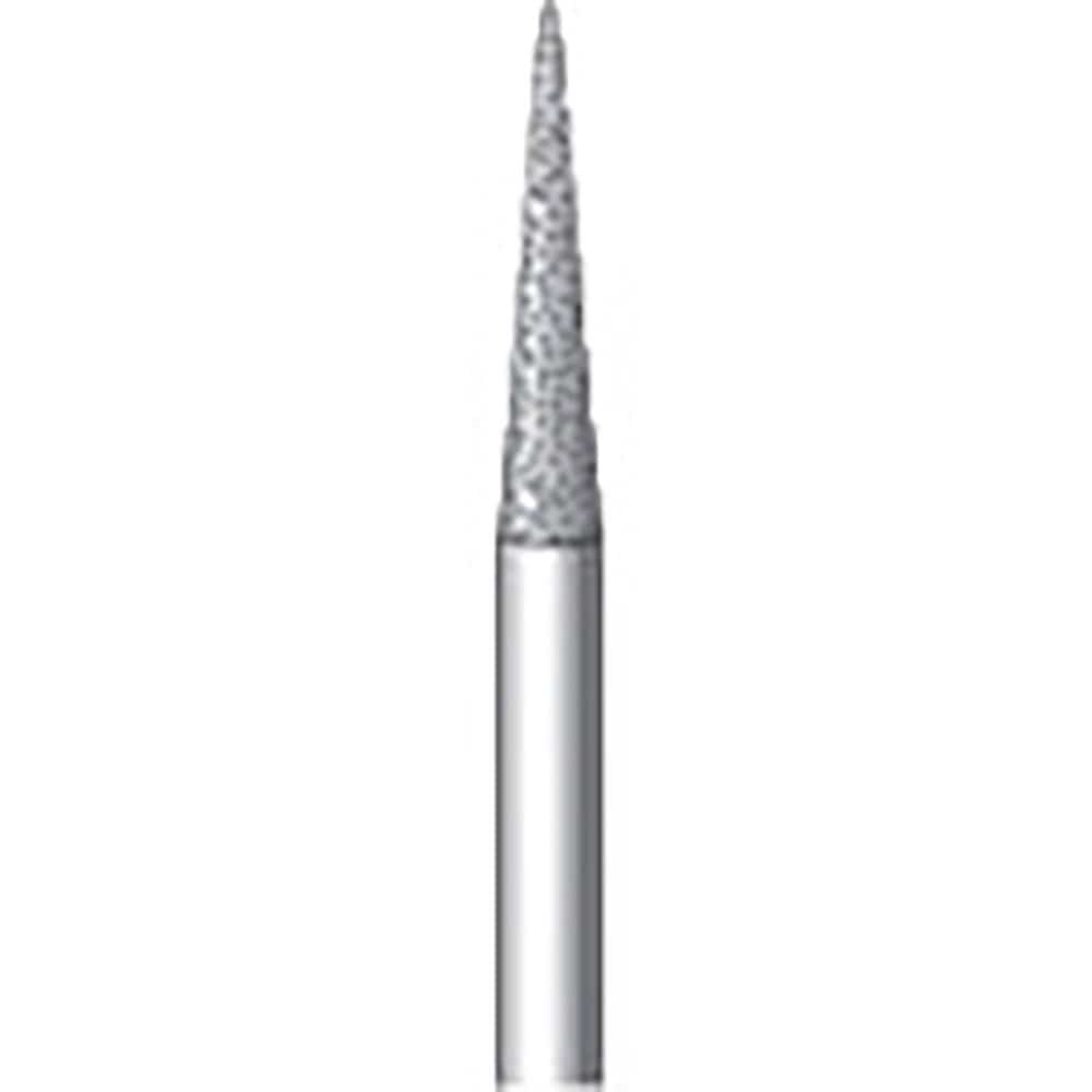 ナカニシ　クラフトダイヤモンドバー　３本入　テーパー型　φ３×１６×軸φ３　＃１２０　１０°　１２＿