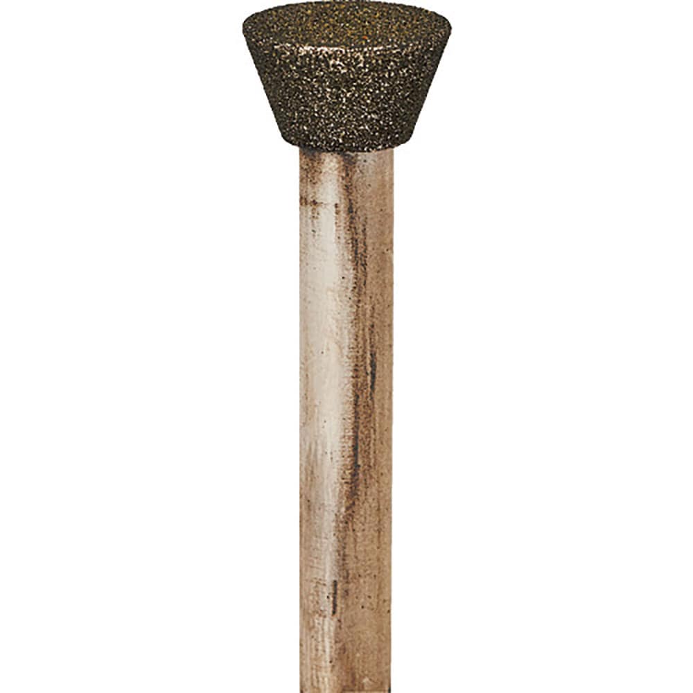 ナカニシ　電着ダイヤモンドバー　逆テーパー型　φ１３×７×軸φ６　＃１２０　７０°　１３３７１＿